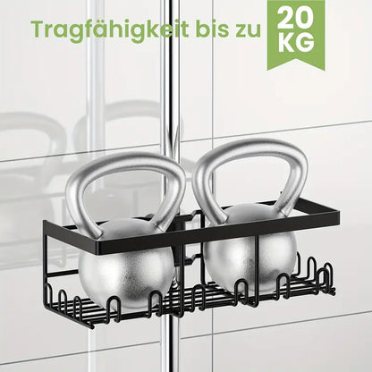 Shower Caddy No Drilling Required  Black