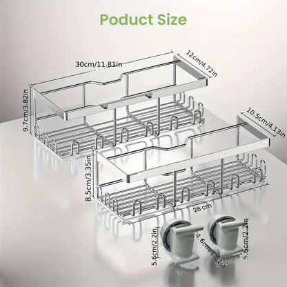 Shower Caddy No Drilling Required White