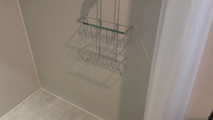 Shower Caddy No Drilling Required Black